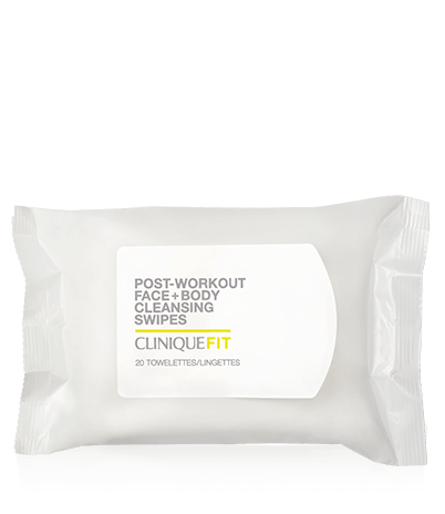 Clinique FIT™ Post-Workout Face + Body Cleansing Swipes