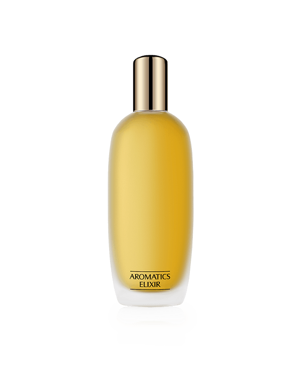 Aromatics Elixir Eau de Toilette, Nasz pierwszy zapach, jak i również pierwszy zapach wywodzący się z aromaterapii. Kojący, inspirujący, hipnotyzujący, działający na wyobraźnię i niezwykle intrygujący.