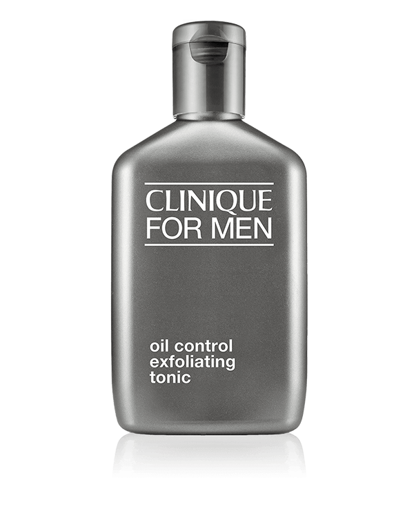 Clinique for Men Oil Control Exfoliating Tonic, Delikatne złuszczanie dla skóry normalnej na policzkach, tłustej w strefie T.