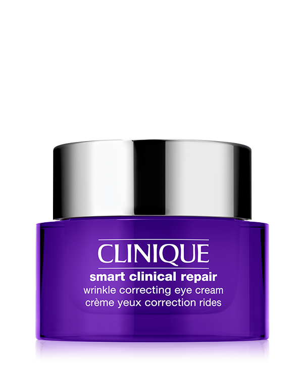 Smart Clinical Repair™ Wrinkle Correcting Eye Cream, Nasza nowość. Clinique Smart Clinical Repair™ Wrinkle Correcting Eye Cream to krem przeciwzmarszczkowy, który poprzez swoje wielotorowe działanie przeciwdziała powstawaniu zmarszczek wokół oczu zapewniając skórze gładkość i młody wygląd.&lt;br&gt;
