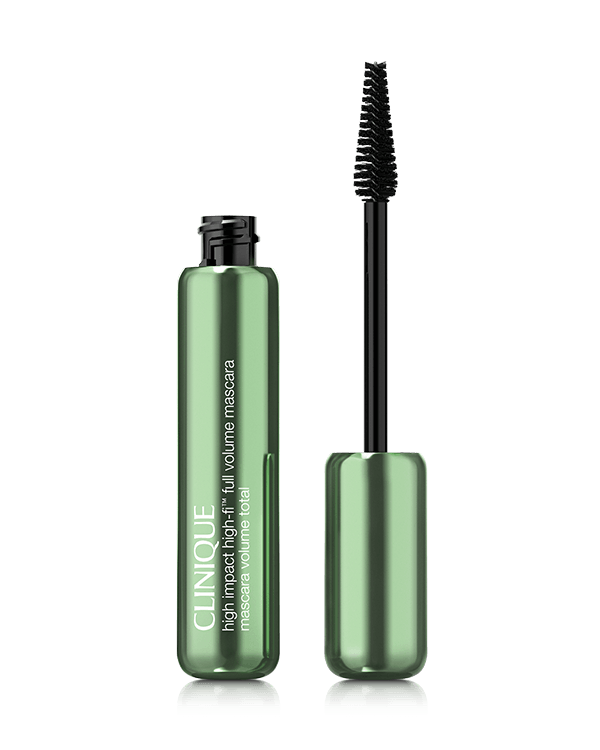 High Impact High-Fi™ Full Volume Mascara, Natychmiastowo zwiększ objętość rzęs o 230% dzięki ultra napigmentowanej, zawierającej włókna maskarze.*