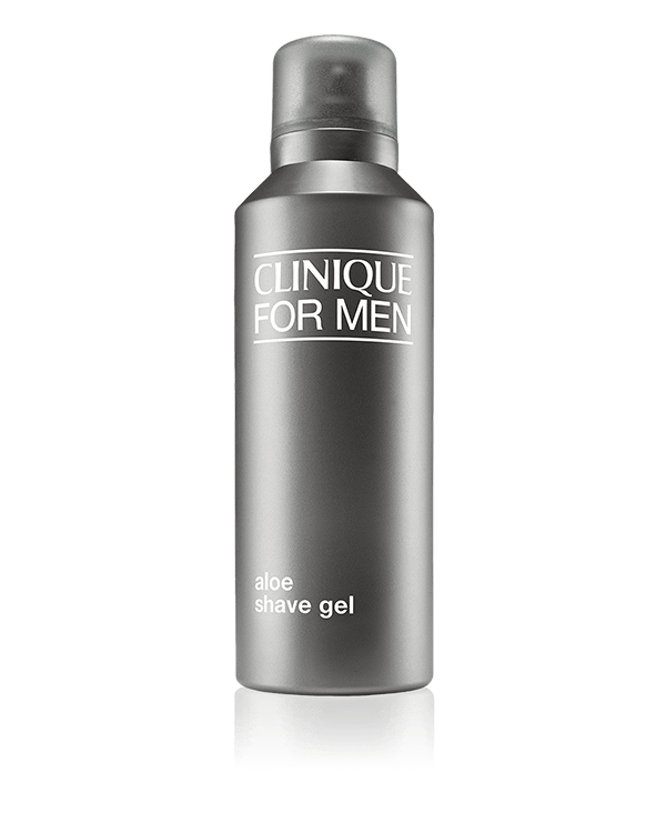 Clinique for Men Aloe Shave Gel, Żel koi skórę i przygotowuje ją do delikatnego golenia. Żel do golenia przetestowany alergologicznie. W 100% bezzapachowy.